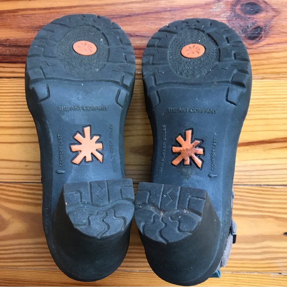 Art Teal Tan Strap Spanish Leather Boots, EUC, 38 - Picture 9 of 14